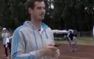 Video: Dimitrov và Murray thi chạy nước rút