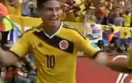 Video: James Rodriguez mở tỉ số (Colombia 1-0 Bờ Biển Ngà)
