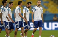 Messi không bung sức tập luyện trước trận gặp Iran
