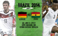 Tường thuật trực tiếp: Đức 2-2 Ghana (KT)