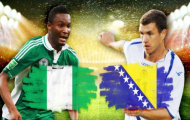 Tường thuật trực tiếp: Nigeria 1-0 Bosnia (KT)