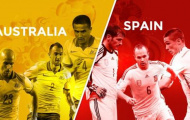 23h00 ngày 23/6, bảng B, Tây Ban Nha vs Australia: Gỡ gạc danh dự