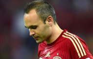 Iniesta cán mốc 100 trận trong màu áo Tây Ban Nha