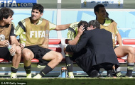 Video: David Villa khóc rưng rức vì bị thay ra
