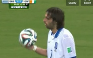 Video: Samaras ghi bàn trên chấm 11m  (Hy Lạp 2-1 Bờ Biển Ngà)