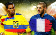 Tường thuật trực tiếp: Ecuador 0-0 Pháp (KT)