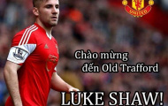 Chùm ảnh: 'Siêu tân binh' Luke Shaw đến M.U với giá 'cực khủng'