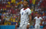 Nhịn đau ra sân, Arturo Vidal quyết cùng Chile đánh bại Brazil
