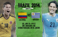 Tường thuật trực tiếp: Colombia 2-0 Uruguay (KT)