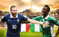 Tường thuật trực tiếp: Pháp 2-0 Nigeria (KT)