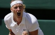 Video Wimbledon: Điểm match-point quý hơn vàng của Kvitova