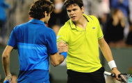 Federer e ngại những pha giao bóng sấm sét của Raonic