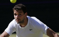 Video Wimbledon: Đôi công quyết liệt, Djokovic và Dimitrov cùng ngã nhào ra sân
