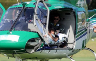 Huy động trực thăng quân đội đưa Neymar về nhà dưỡng thương