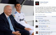 Ronaldo tiếc thương Di Stefano trên Facebook