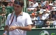 Video: Pha đập vợt hiếm hoi của Federer