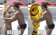 Ảnh chế: 'Thánh nhọ' World Cup 2014 lộ diện, Pele hại Argentina