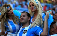 Đọ nhan sắc, cổ động viên Argentina có thua người Đức?