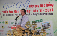 160 golfer tranh giải gây quỹ tiếp sức đến trường