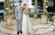 Bộ ảnh cưới đẹp lung linh của Djokovic