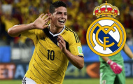 Điểm tin chuyển nhượng đêm 19/07: James Rodriguez gần như là người của Real Madrid