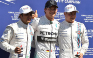 Hamilton sớm bỏ cuộc, Rosberg giành pole tại chặng đua sân nhà