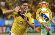 Điểm tin chuyển nhượng đêm 22/07: Real Madrid chính thức có James Rodriguez