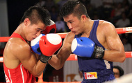 Á quân thế giới Muay Thái ra đòn làm đối thủ choáng