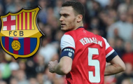 Mặc Man Utd, Arsenal ưu tiên bán Vermaelen cho Barca