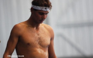 Nadal khoe body rắn rỏi ở buổi tập sau chấn thương
