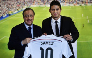 James Rodriguez 'lại quả' cho Perez bằng... 1,5 tỷ euro