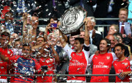Chùm ảnh: Arsenal nhuộm đỏ Wembley mừng siêu cúp
