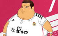 Ronaldo, Bale và dàn sao Real biến hình… Sumo béo ú