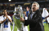 Carlo Ancelotti chưa bao giờ thua ở Siêu cúp châu Âu