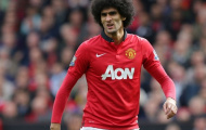 Vừa ghi bàn, Fellaini đã được Louis van Gaal trao cơ hội