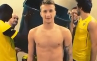 Video: Marco Reus tham gia thử thách dội xô nước đá