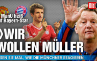 Thomas Muller tiết lộ lời đề nghị hấp dẫn của Man United