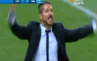 Video: HLV Simeone và tổ trọng tài tranh cãi nảy lửa