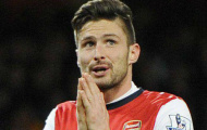 Nóng: Arsenal mất Olivier Giroud trong 3 tháng