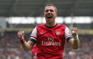 Giroud chấn thương, Arsenal đổi ý giữ lại Podolski