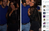 Chùm ảnh: Cesc Fabregas và bạn gái hú hí đi chơi đêm