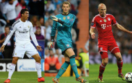 Cầu thủ số 1 châu Âu: Ronaldo có thắng Robben, Neuer?