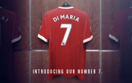CHÍNH THỨC: Angel di Maria mang áo số 7 huyền thoại của M.U