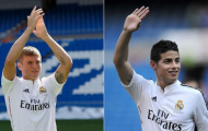 Kroos và Rodriguez: Chưa xứng tầm 'bom tấn'