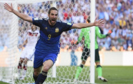 Argentina vắng Messi, không Higuain