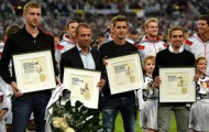 Video: Tuyển Đức vinh danh Miroslav Klose, Philipp Lahm và Per Mertesacker