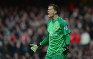 Szczesny không coi Ospina là bạn ở Arsenal