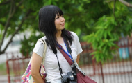 Nữ phóng viên Nhật Bản hâm mộ cuồng nhiệt U19 Việt Nam