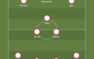 Đội hình 11 cái tên xuất sắc kết hợp giữa Real và Atletico Madrid.