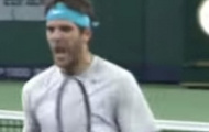 Video: Nadal 'chịu chết' trước tình huống đánh trả cực khó của del Potro